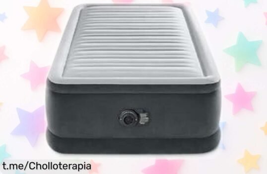 Colchón hinchable Intex con inflado rápido y súper resistente, ¡precio rebajado increíble! Aprovecha este chollo y duerme como en las nubes hoy mismo.