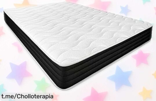 Colchón viscoelástico reversible de calidad para cuidar tu espalda, con precio rebajado irresistible. ¡Descansa como nunca y siente la diferencia ya mismo!