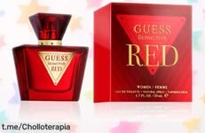 Colonia seductora Guess Seductive Red a precio rebajado, aroma dulce y duradero para que te sientas irresistible. ¡No dejes escapar este súper chollo lleno de confianza!