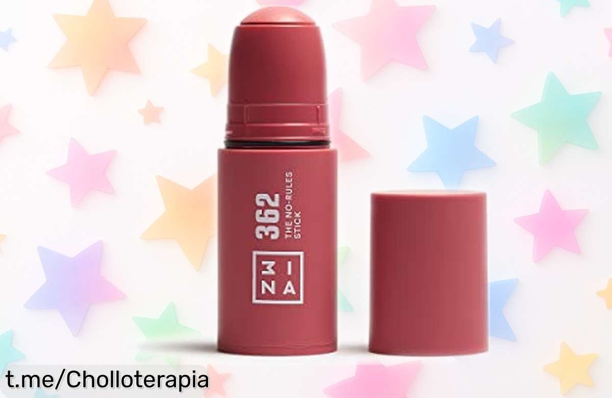 Colorete en barra 3 en 1 de 3INA, ¡súper chollo para un look radiante! Prepárate para brillar todo el día a un precio increíblemente rebajado. ¡No te lo pierdas!