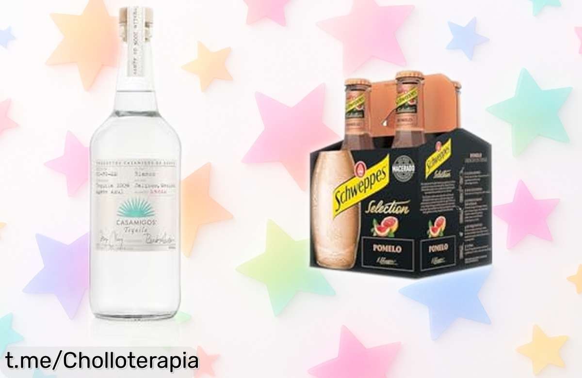 Combo refrescante de Casamigos Blanco con Schweppes Pomelo x4, ¡ofertón en sabor inigualable y rebajado! No te pierdas esta oportunidad única para brindar hoy mismo.