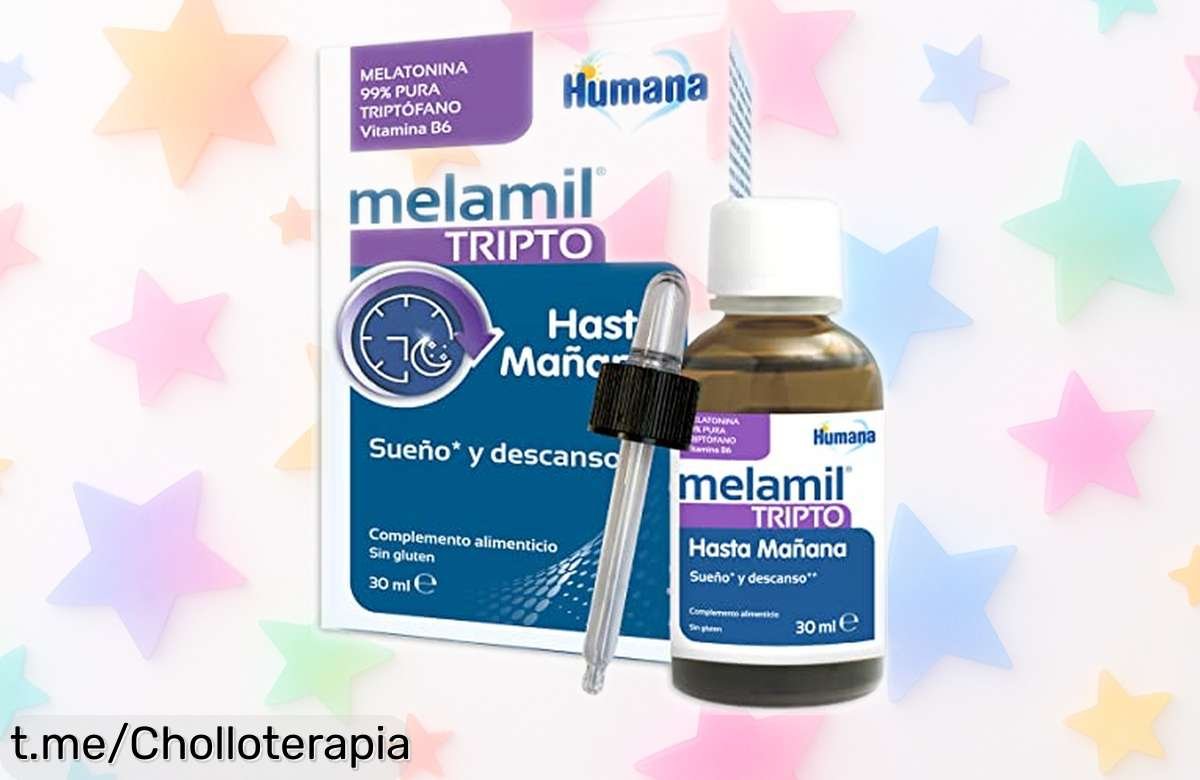 Complemento natural para dormir rápido con melatonina 99% pura y triptófano, ¡rebajado a precio de ganga! Aprovecha este ofertón y despierta renovado cada día.