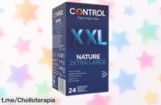 Condones XXL Control: protección segura y ajuste perfecto en un pack ahorro de 24 unidades, ¡no pierdas este super chollo que te hará sentir libre y seguro hoy mismo!