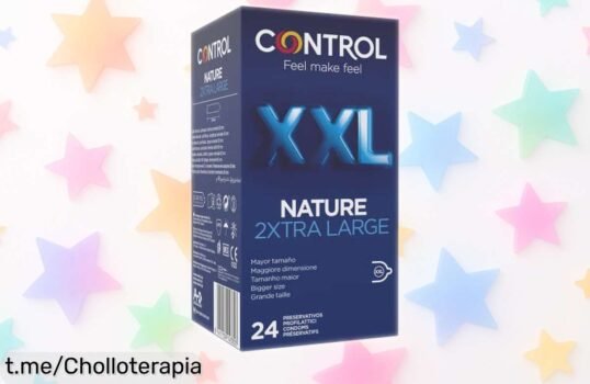Condones XXL Control: protección segura y ajuste perfecto en un pack ahorro de 24 unidades, ¡no pierdas este super chollo que te hará sentir libre y seguro hoy mismo!