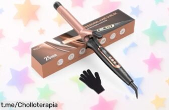 Consigue ondas perfectas con el rizador BESTOPE de 25 mm a precio rebajado, ¡brilla en cada ocasión y siéntete increíble!