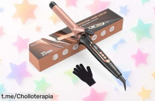 Consigue ondas perfectas con el rizador BESTOPE de 25 mm a precio rebajado, ¡brilla en cada ocasión y siéntete increíble!