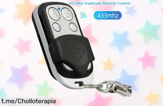 Control fácil y seguro para tu garaje con el clon de mando 433MHZ, ¡ahora a precio rebajado! No te quedes sin tranquilidad en casa, actúa rápido antes que se acabe esta oferta.