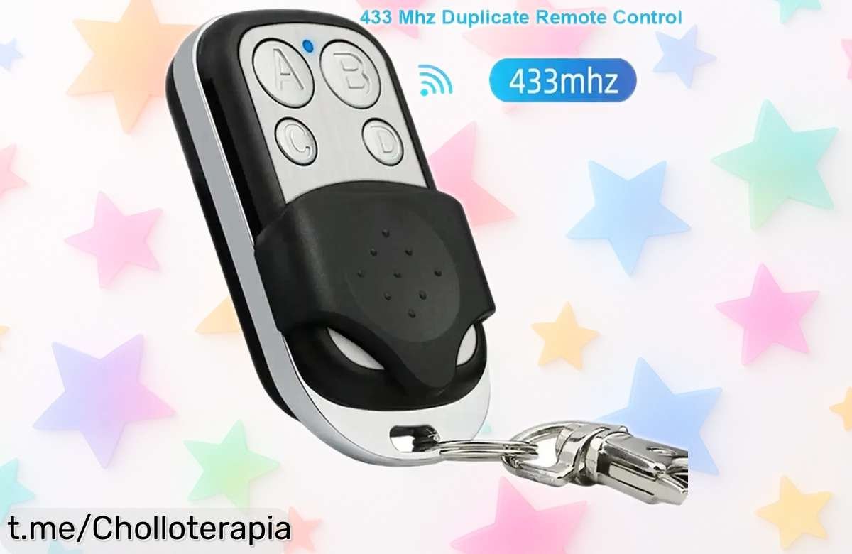 Control fácil y seguro para tu garaje con el clon de mando 433MHZ, ¡ahora a precio rebajado! No te quedes sin tranquilidad en casa, actúa rápido antes que se acabe esta oferta.