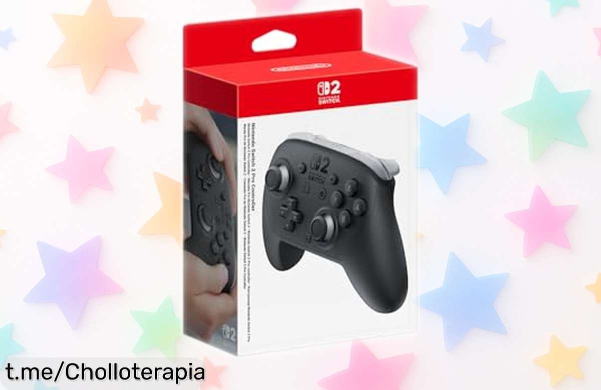 Control pro para Nintendo Switch con precisión total a un precio rebajado que flipas, ¡aprovéchalo antes de que se agoten y gana como un campeón!