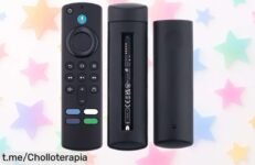 Control remoto Bluetooth para Fire TV de Amazon, ¡ofertón que no puedes dejar escapar! Prepárate para disfrutar tu tele en un abrir y cerrar de ojos.