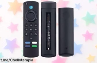 Control remoto Bluetooth para Fire TV de Amazon, ¡ofertón que no puedes dejar escapar! Prepárate para disfrutar tu tele en un abrir y cerrar de ojos.