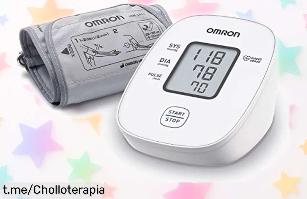 Controla tu corazón fácil y rápido con el tensiómetro digital de brazo Omron, ahora a un precio rebajado que vuela; cuida lo más importante antes de que se agote.