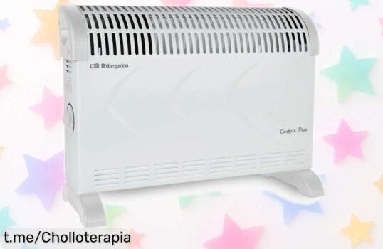 Convector potente de 2000W Orbegozo, super chollo en precio rebajado para que sientas el calor en casa este invierno. ¡No te lo pierdas, corre antes de que se acaben!