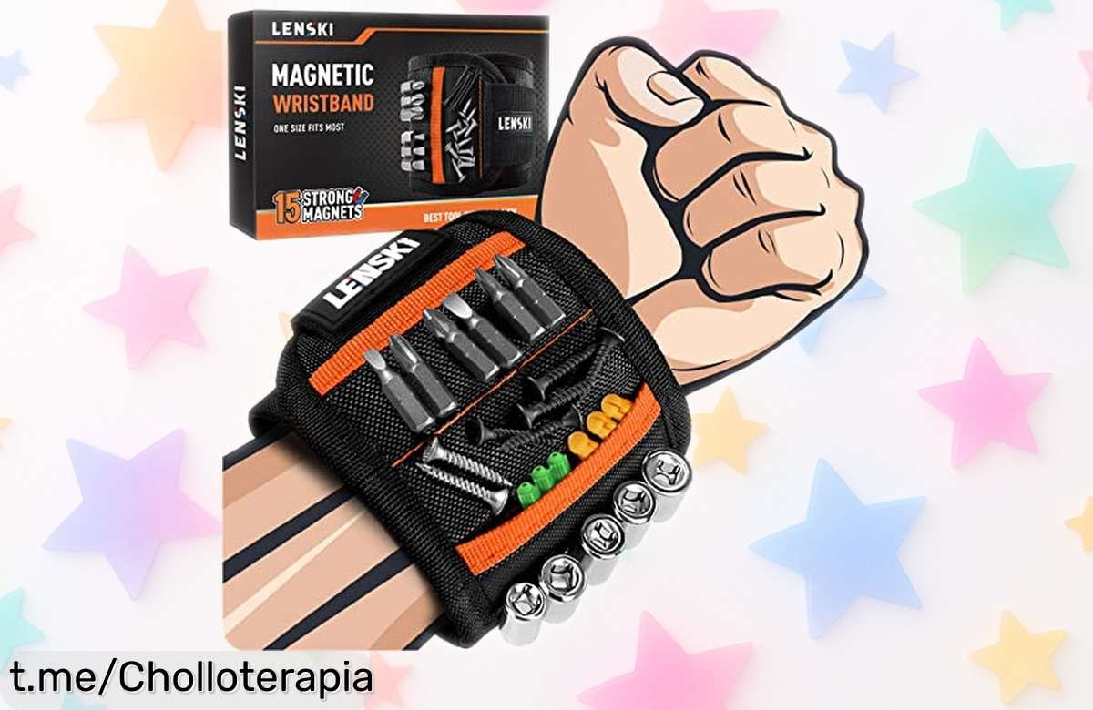 Correa de muñeca magnética Lenski: ¡Descuentazo imperdible! Sorprende al hombre que amas con un regalo único y no dejes pasar este super chollo.