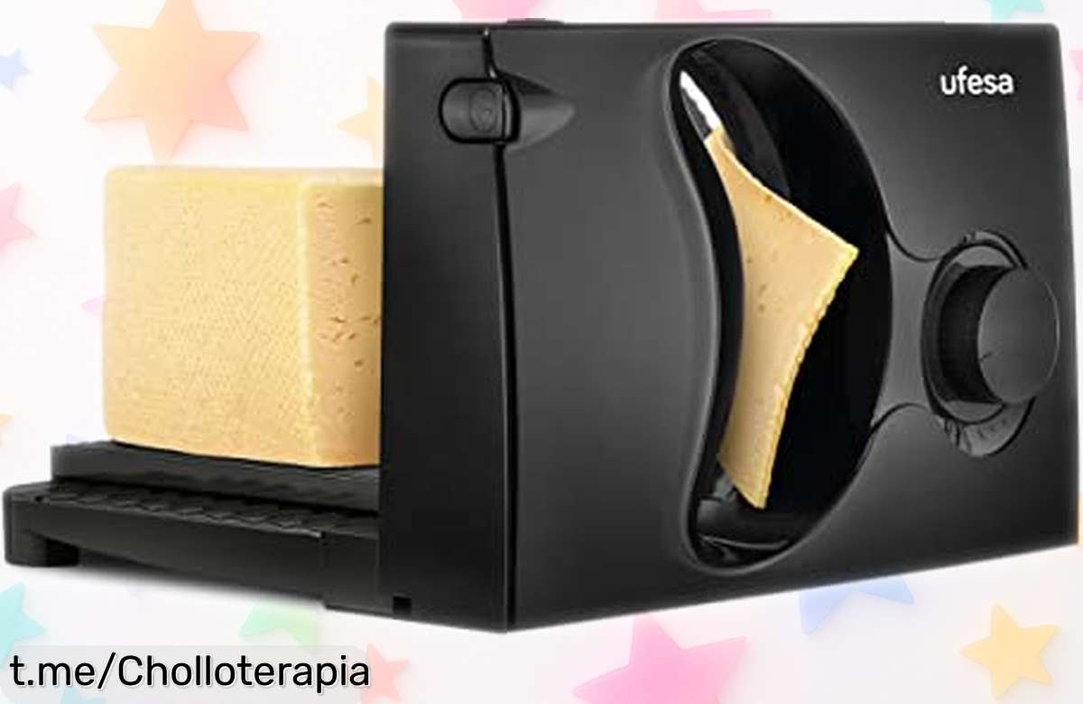 Cortafiambres eléctrico con cuchilla de acero extraíble, ¡aprovecha este super chollo y corta como un profesional! Haz que cada comida sea deliciosa ahora.