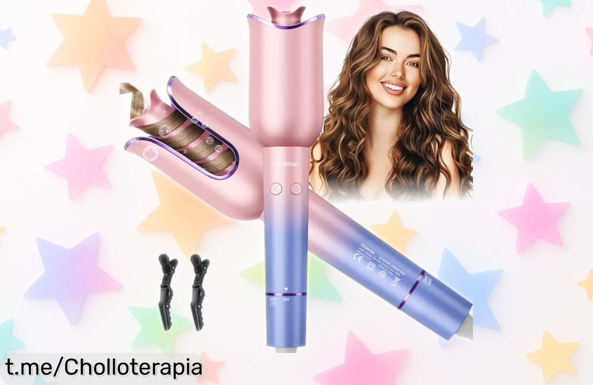 Crea rizos perfectos en segundos con el rizador automático MOERAE a precio rebajado, ¡no te dejes escapar este super chollo para lucir una melena impresionante ya!