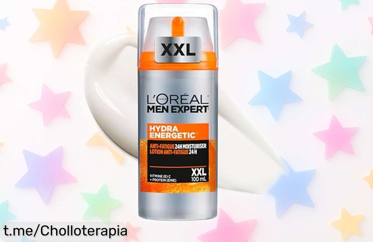 Creama hidratante L’Oréal Men Expert para hombres que elimina ojeras y fatiga ¡super rebajada! Dale a tu piel el cuidado que necesita antes de que se acabe este chollo.