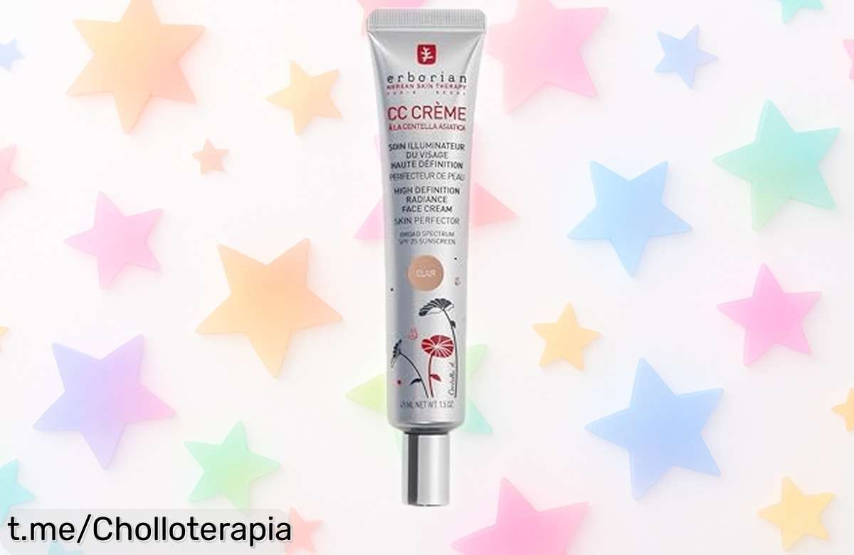 Crema CC iluminadora Erborian con Centella Asiática, ahora a un precio loco: ¡aprovecha este super chollo y regálale a tu piel el brillo que se merece antes de que se agote!