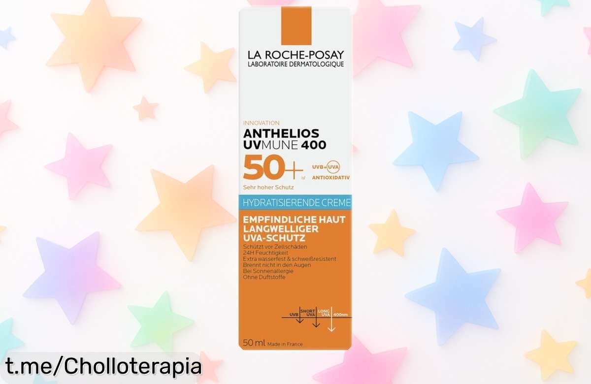 Crema solar hidratante para piel sensible La Roche-Posay con SPF 50+ a precio loco, cuida tu piel y ahorra en grande, ¡no te quedes sin la tuya antes de que se acabe!