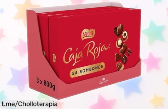 Deliciosa Caja Roja Nestlé con 11 bombones de sabor natural y leche fresca ¡rebajados en precio! No te pierdas este super chollo para endulzar momentos increíbles.