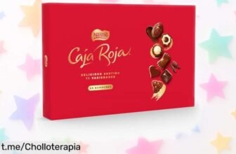 Deliciosa caja roja de bombones cremosos Nestlé 800g a un precio rebajado, un super chollo que hará sonreír a todos, ¡no esperes más y hazte con ella antes de que se agote!