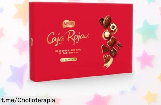 Deliciosa caja roja de bombones cremosos Nestlé 800g a un precio rebajado, un super chollo que hará sonreír a todos, ¡no esperes más y hazte con ella antes de que se agote!
