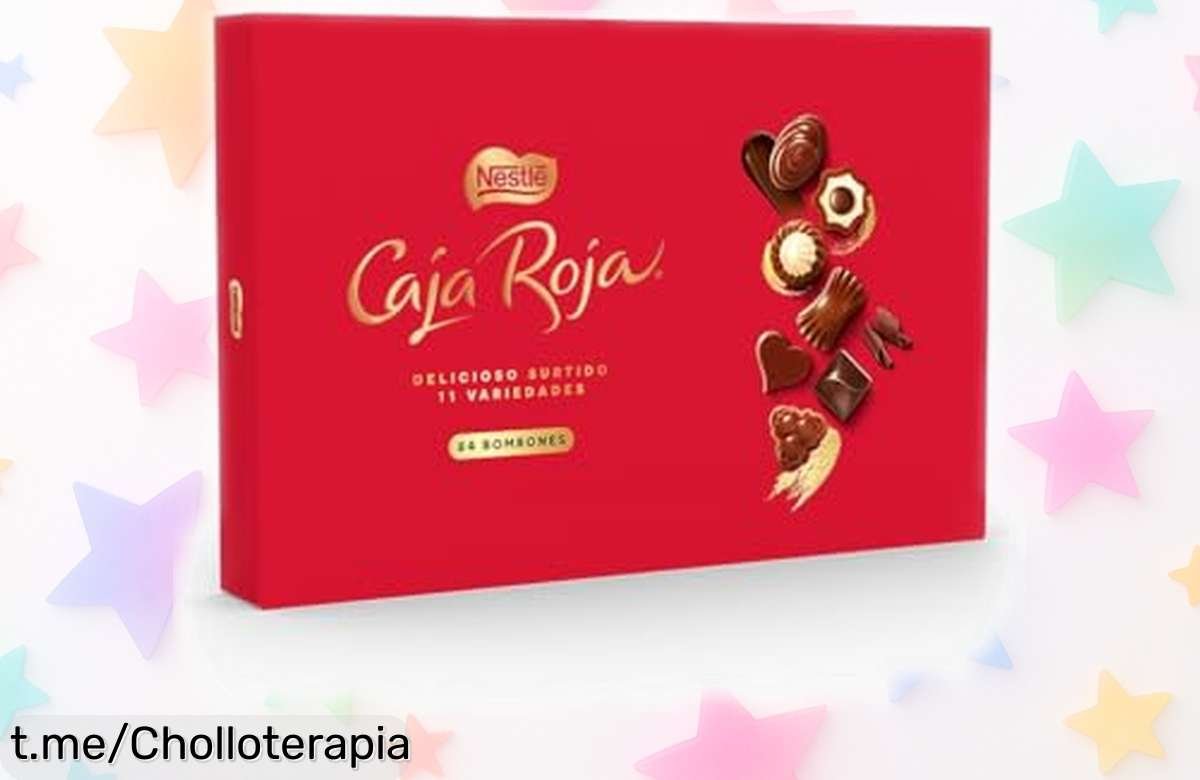 Deliciosa caja roja de bombones cremosos Nestlé 800g a un precio rebajado, un super chollo que hará sonreír a todos, ¡no esperes más y hazte con ella antes de que se agote!