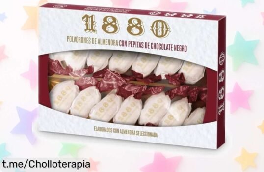 Deliciosos polvorones de almendra con pepitas de chocolate a precio rebajado: un super chollo navideño que hará sonreír a todos. ¡No te quedes sin ellos, corre ya!
