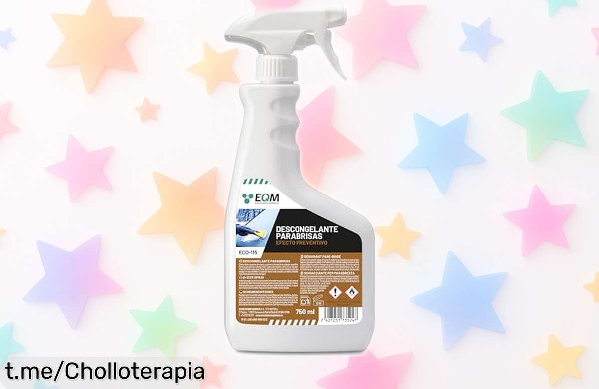 Descongelante EQM para parabrisas que elimina el hielo al instante y protege tu coche, ¡aprovecha este súper chollo rebajado antes de quedarte sin él!