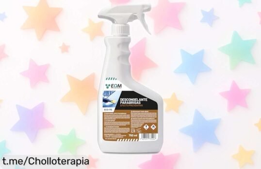 Descongelante EQM para parabrisas que elimina hielo al instante, chollazo limitado que cuida tu coche en invierno ¡aprovéchalo ahora y olvídate del frío!
