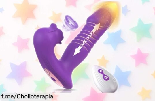 Descubre el espectacular consolador para mujer con 10 modos de vibración y succión, ¡aprovecha este descuentazo antes que se agote y dale a tu placer la oportunidad que merece!