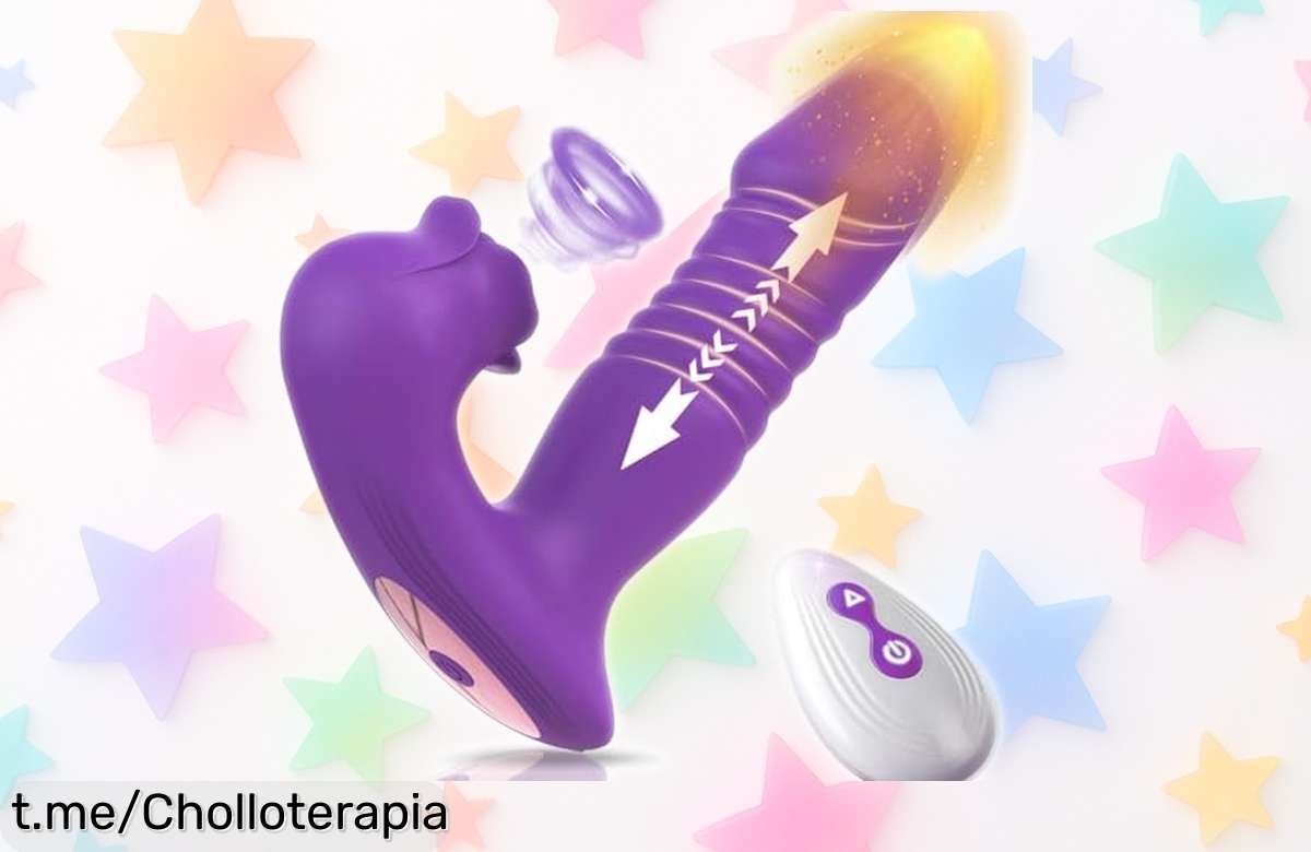 Descubre el espectacular consolador para mujer con 10 modos de vibración y succión, ¡aprovecha este descuentazo antes que se agote y dale a tu placer la oportunidad que merece!