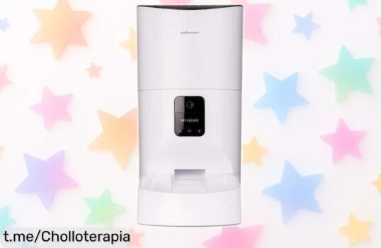 Descubre el increíble comedero automático para mascotas Mellerware con cámara HD y app fácil, ahora a un precio rebajado solo por tiempo limitado. ¡Tu peludo te lo agradecerá!
