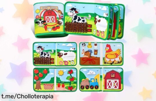 Descubre el increíble libro Montessori de actividades animales que hará jugar y aprender a tus peques: ¡super chollo rebajado solo por poco tiempo!