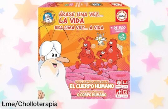 Descubre el juego de mesa educativo Érase una Vez La Vida: más de 300 preguntas para aprender sobre el cuerpo humano a un precio rebajado. ¡Hazlo tuyo y disfruta en familia momentos inolvidables!