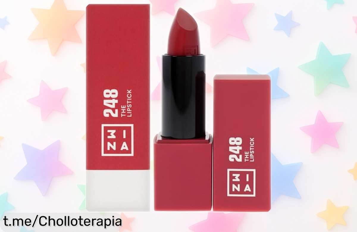 Descubre el labial mate rubí con vitamina E y aroma a vainilla, ¡rebajado para que deslumbres antes de que se agote este super chollo!