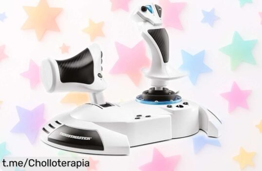 Descubre el mando de vuelo Thrustmaster T.Flight Hotas One que no te puedes perder, ¡oferta limitada para volar como nunca y sentir la emoción del cielo en tus manos!