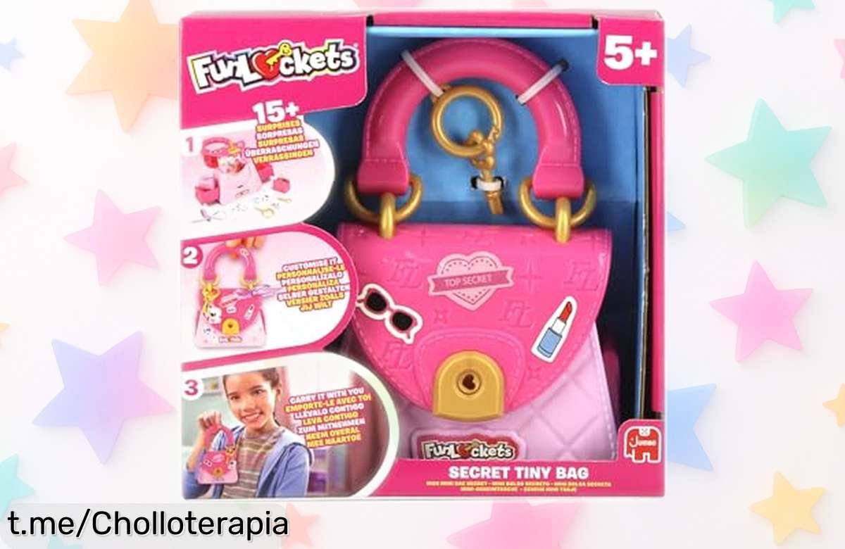Descubre el mini bolso secreto Funlockets con más de 15 sorpresas, ahora a un precio muy bajo: ¡no te pierdas este super chollo y lleva la diversión contigo ya!