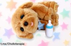 Descubre el perrito interactivo Sleepy Puppy que habla y juega contigo, ahora a un precio rebajado increíble. ¡Hazlo parte de tu familia y vive momentos inolvidables ya!