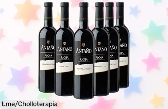 Descubre el vino tinto Rioja que enamora, ahora en caja de 6 botellas a precio rebajadísimo; ¡no te pierdas este super chollo para disfrutar al instante y brindar con alegría!