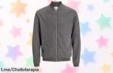 Descubre la bomber jacket Jack & Jones Castlerock, caída de precio brutal y estilo único: ¡no te quedes sin la tuya y destaca con elegancia ya!
