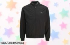 Descubre la chaqueta bomber negra Jack & Jones, resistencia y estilo a un precio rebajado que vuela; logra looks únicos ¡No dejes pasar esta oportunidad hoy mismo!