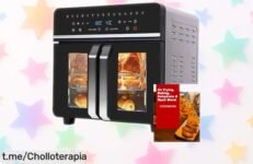 Descubre la freidora sin aceite y horno de aire Emphsism XXL en oferta, su doble zona hará que tus comidas sean rápidas y sabrosas. ¡No te quedes sin ella!