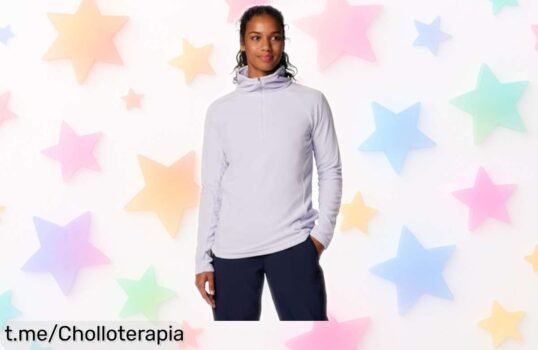 Descubre la sudadera de forro polar Columbia para mujer, chollo a precio rebajado que le dará color a tus aventuras al aire libre. ¡No te quedes sin ella y siente la energía ya!