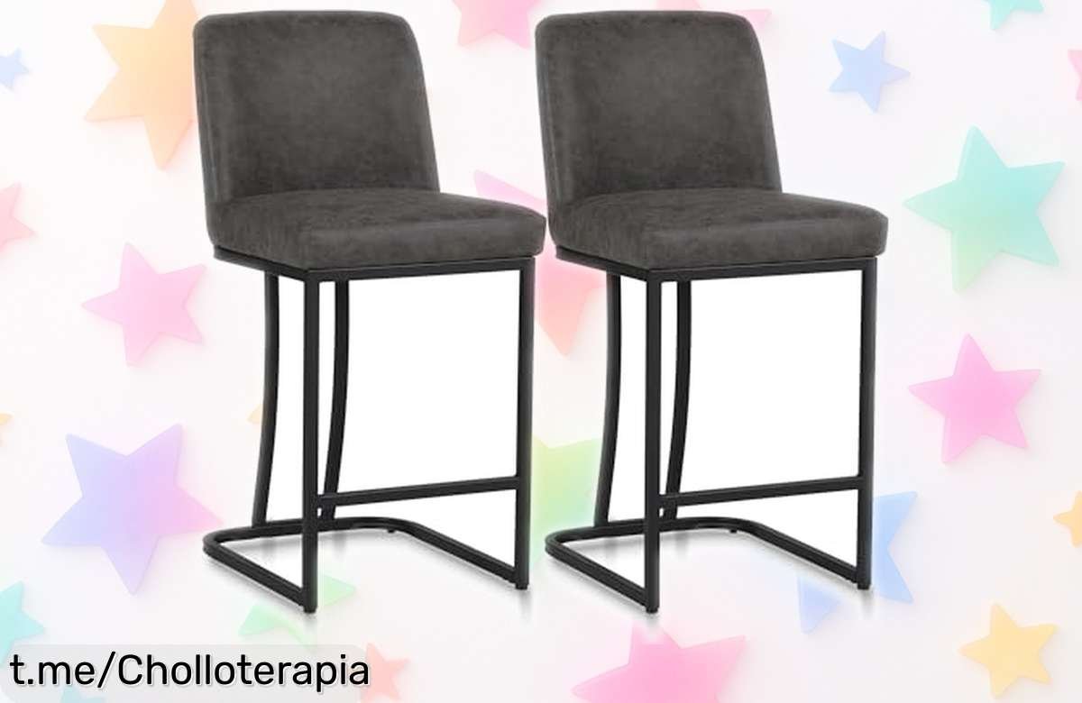 Descubre los taburetes de bar Alpha Home, modernos y resistentes hasta 100 kg. ¡Oferta rebajada que no te creerás! Renueva tu cocina sin pensarlo dos veces antes de que se agoten.