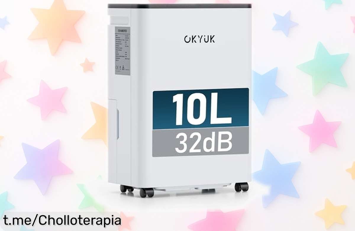 Deshumidificador 10L con indicador digital, ¡ofertón impresionante para un hogar seco y fresco! No dejes que la humedad te gane, ¡aprovéchalo ya antes de que se acabe!