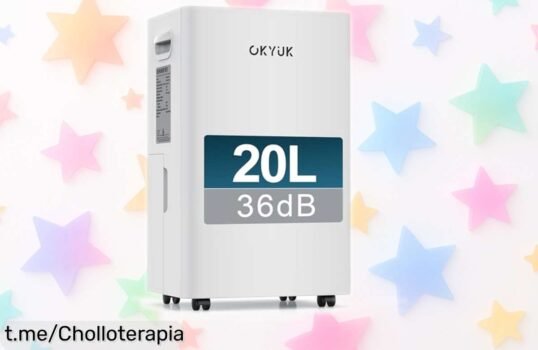 Deshumidificador 20L super silencioso con apagado automático: ¡aprovecha esta rebaja única y respira tranquilo en tu hogar hoy mismo!