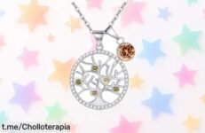 Deslumbrante colgante árbol de la vida en plata 925 con circonitas a precio chollo; ¡haz que ese regalo diga te quiero y no dejes pasar esta oferta única antes de que se agoten!