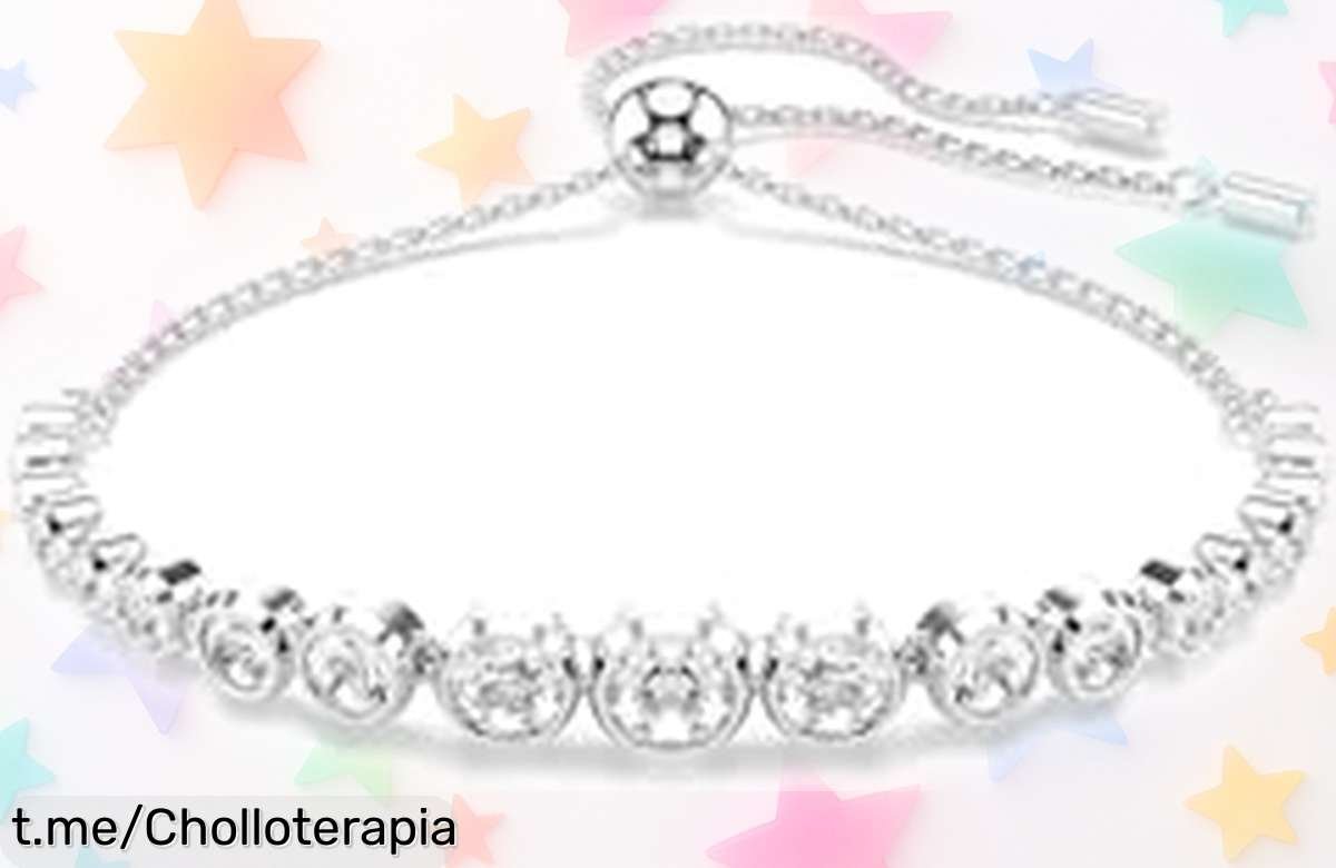 Deslumbrante pulsera tennis Swarovski con cristales degradados a precio rebajado, brilla como nunca y siéntete única en cada ocasión. ¡No te la pierdas y deslumbra hoy!
