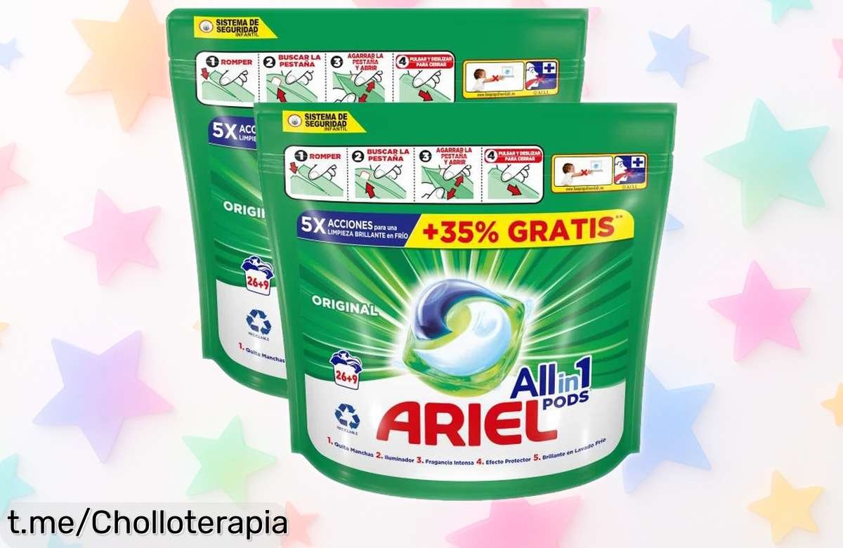 Detergente Ariel Allin1 con 70 pods: ¡supérate con esta oferta y siente la frescura de una ropa impecable antes que se agote!